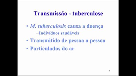 Aprenda Plugado Bacteriologia Aula Slide Tuberculose