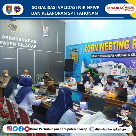 Sosialisasi Validasi Nik Npwp Dan Pelaporan Spt Tahunan Dishub Cilacap