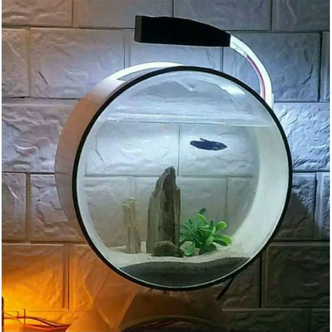 Jual Aquarium Mini Soliter Ikan Cupang Dan Ikan Kecil Lainnya Diameter