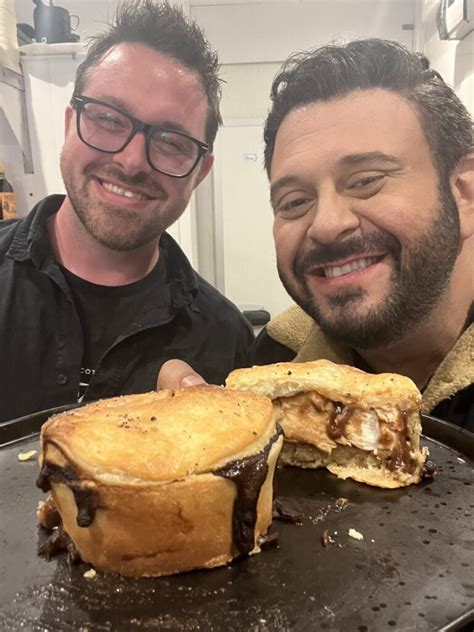 Adam Richman Eats Britain Pro Foodie Tries Aberdeen Butteries