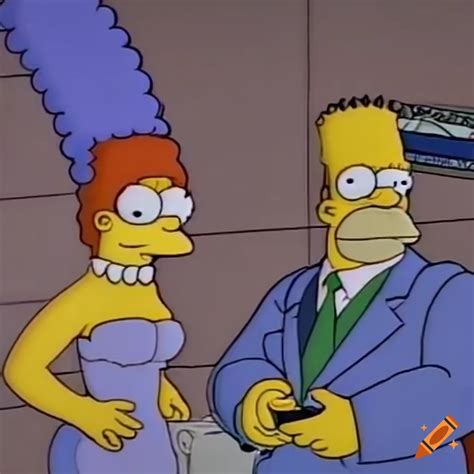 90s simpsons screencap on Craiyon