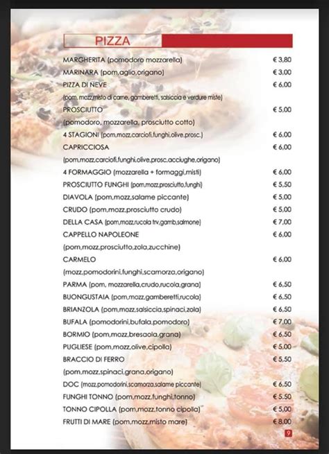 Menu Da La Pergola Ristorante Cormano