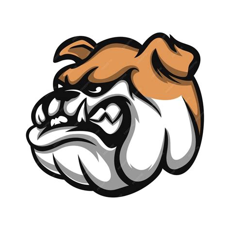 Premium Vector | Bulldog mascot logo