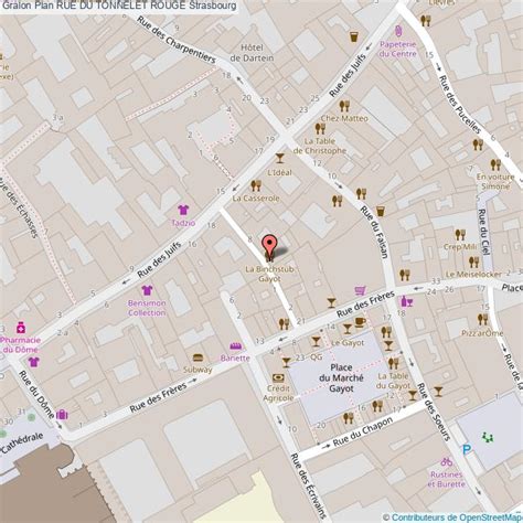 Rue du TONNELET ROUGE Strasbourg