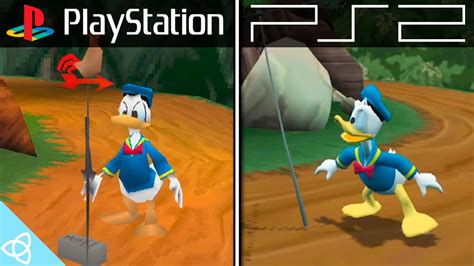 Donald Duck Goin Quackers PS1 Vs PS2 Side By Side YouTube