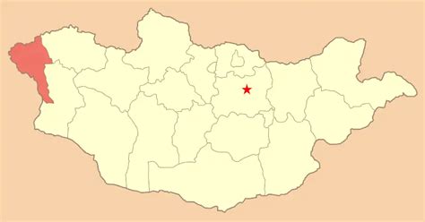 Map Mn Bayan Ulgii Aimag - MapSof.net