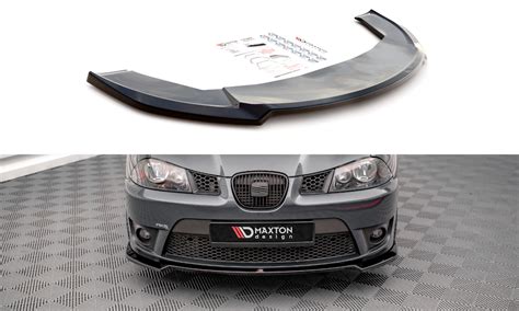 Front Splitter V Seat Ibiza Cupra Mk Gloss Black Our Offer Seat