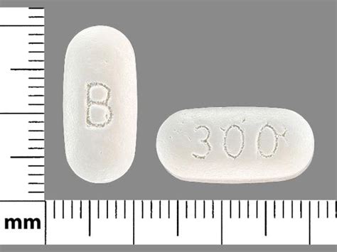 B 300 Pill White Oval 18mm Pill Identifier