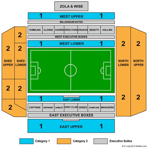 Stamford Bridge Seat Map