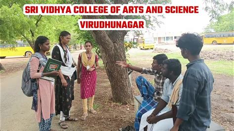 Sri Vidhya College Of Arts And Science Admission Going On 2023 2024