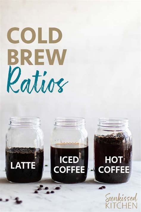 Cold Brew Coffee Ratio Recipes Lord