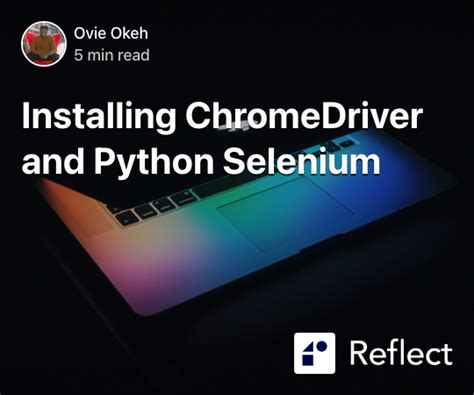 Installing Chromedriver And Python Selenium Reflect