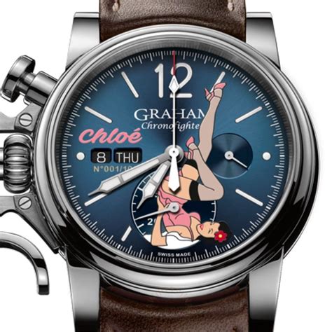 Graham Chronofighter Vintage Nose Art Ltd Chloe Mm Cvas U A