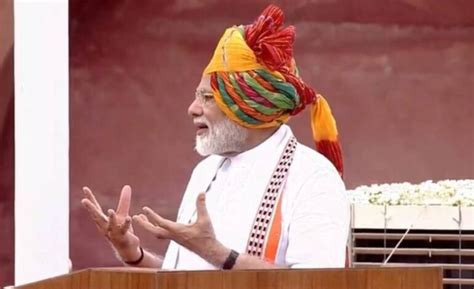 प्रधानमंत्री श्री नरेन्द्र मोदी ने 77 वें स्वतंत्रता दिवस पर नई दिल्ली में लाल क़िले की प्राचीर