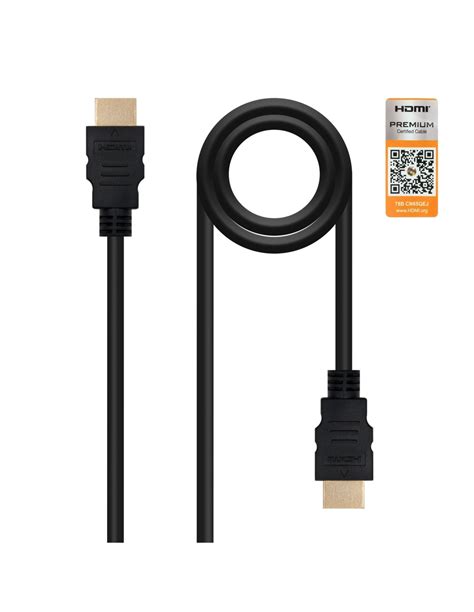 Nanocable Hdmi V M Cable Hdmi Hdmi Tipo A Est Ndar Negro