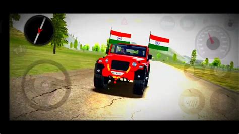 Dollar Song Modified Mahindra Red 🔴 Thar Indian Cars Simulator 3d