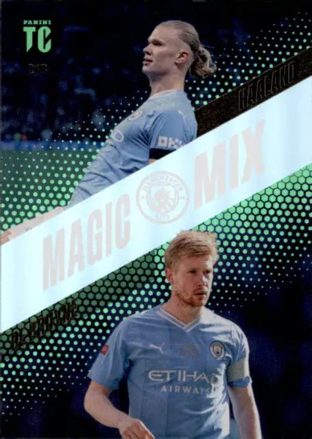 Panini Top Class Trading Card Erling Haaland Kevin De Bruyne