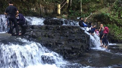 Air Terjun Muara Karing Destinasi Wisata Jambi Di Kabupaten Merangin