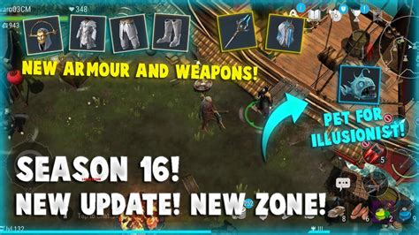 Frostborn NEW UPDATE SEASON 16 NEW ZONE FOR PVP NEW ARMOUR AND