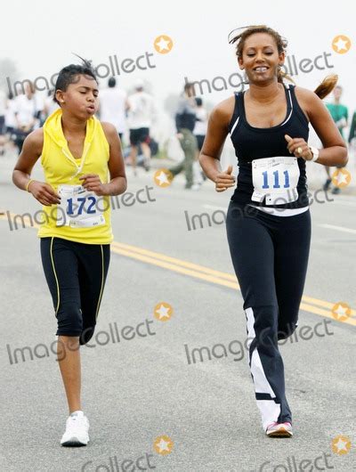 Photos And Pictures Former Spice Girl Melanie Brown Runs And Walks