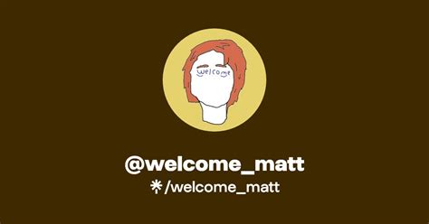Welcomematt Twitter Instagram Linktree