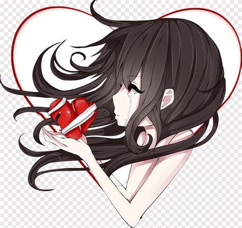 Anime Light Yagami Broken heart Drawing Death, Xxxtentacion tattoo, black Hair, heart png | PNGEgg