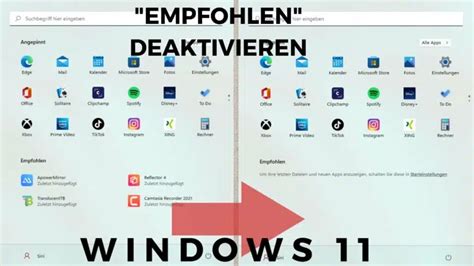 Windows 11 Empfohlen Deaktivieren