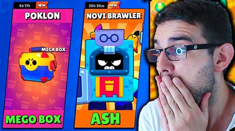 AKO URADIM OVO ODMAH DOBIJAM ASH NOVOG BRAWLERA Brawl Stars YouTube