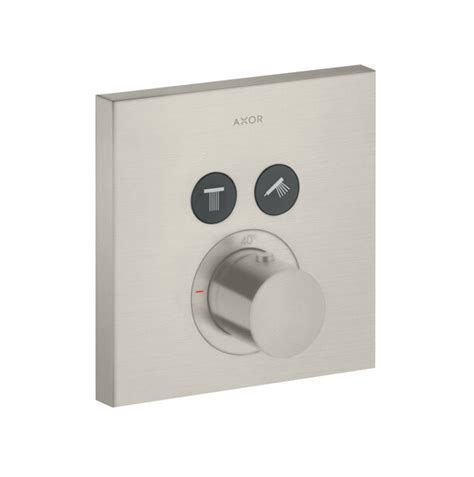 Hansgrohe Axor Starck ShowerSelect Square Thermostat Flush Mounted For