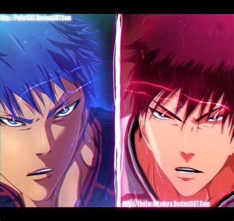 Kuroko No Basket Kagami Vs Aomine Collab By Pollo1567 On Deviantart