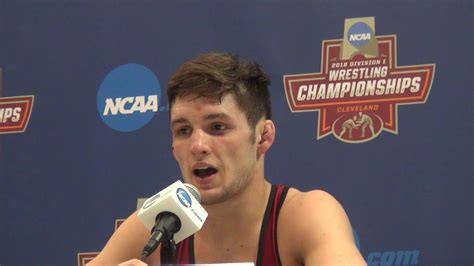 Ronnie Perry Lock Haven After 149 Semifinal Win At 2018 Ncaas Youtube