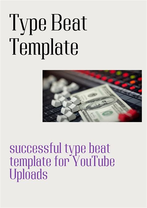 youtube type beat template  type beat guide template type beat