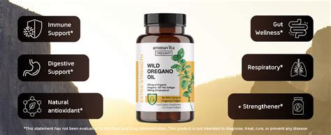 Amazon AROMAVITA Oregavit Wild Greek Oregano Oil Capsules 86 90