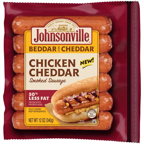 Beddar With Cheddar Chicken Cheddar Johnsonville