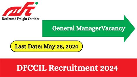 DFCCIL Recruitment 2024 Notification Out For Vacancies Check Post