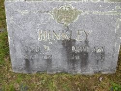 Gard H Hinkley Memorial Find A Grave