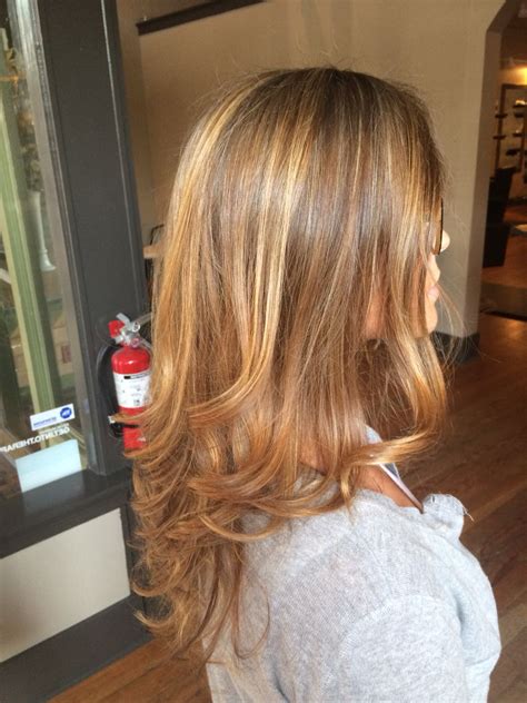 Perfect Combo Of Highlights Honey And Caramel Caramel Blonde Hair