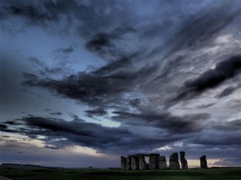 Premium Photo Storm Clouds Over Landscape