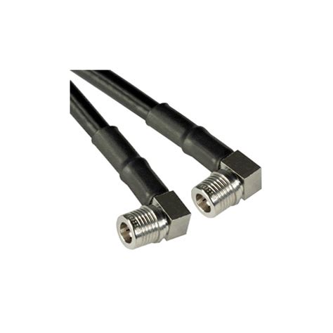 Lcu195 50Ω 1 5m Coaxial Cable Qma Male To Qma Male Right Angle