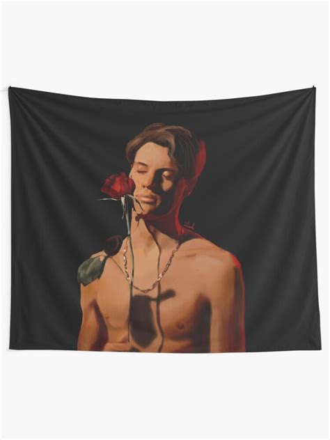 Jace Norman Flaunt Magazine Sketch Tapestry For Sale By Linneke Redbubble