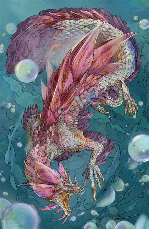 Mizutsune by Kiguri on DeviantArt | Monster hunter art, Monster hunter ...