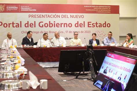 Presentan El Nuevo Portal Del Gobierno Del Estado De Guerrero