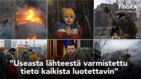 Sekä Ukraina Että Venäjä Käyvät Infosotaa Mihin Tietoon Voi Luottaa Sveriges Radio Finska