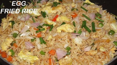 Egg Fried Rice Recipe Simple Egg Fried Rice At Home Quick And Easy Fried Rice Youtube