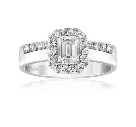 Aura Classic 0 50ct Emerald Cut Diamond Engagement Ring Gerard Mccabe