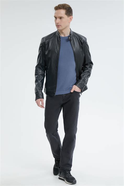 Куртка из натуральной кожи Urban Fashion For Men 693149003 цены в ...