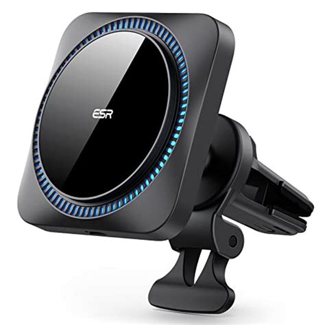 Esr Magnetic Wireless Car Charger Mount With Cryoboost Halolock Compatible With Magsafe Car