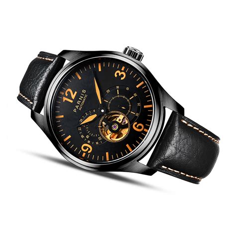 44mm Parnis Miyota Automatic Men S Mechnical Watch 24 Hour Dial