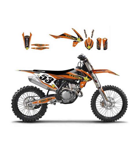 Kit D Co Blackbird Rockstar Energy Ktm Sx Sx F Exc