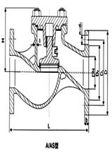 Marine Cast Steel Flanged Check Valve Gb T Bosunmarine